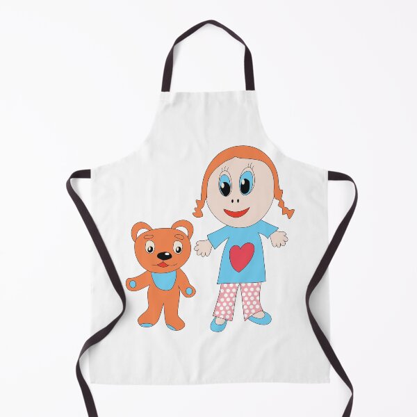 Item preview, Girl and her teddy bear designed and sold by Deepness2023.