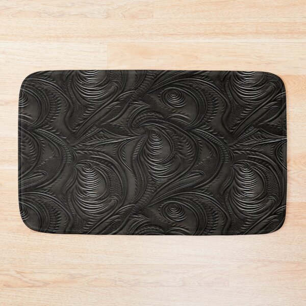 Item preview, Black Leather Design designed and sold by ArtsyWishy.