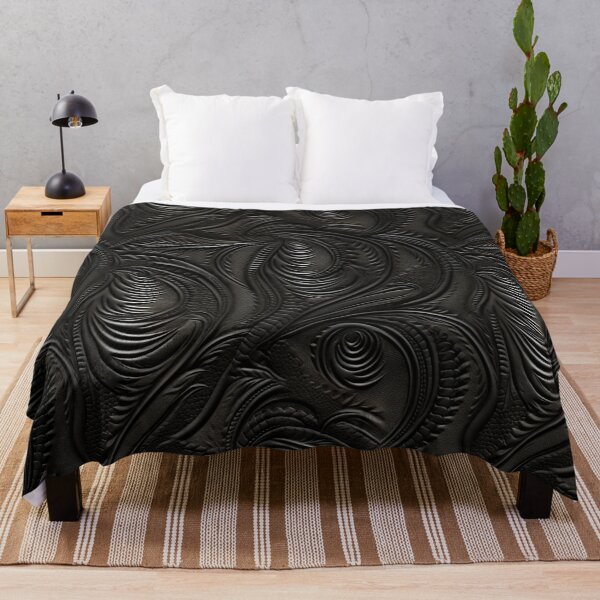 Item preview, Black Leather Design designed and sold by ArtsyWishy.