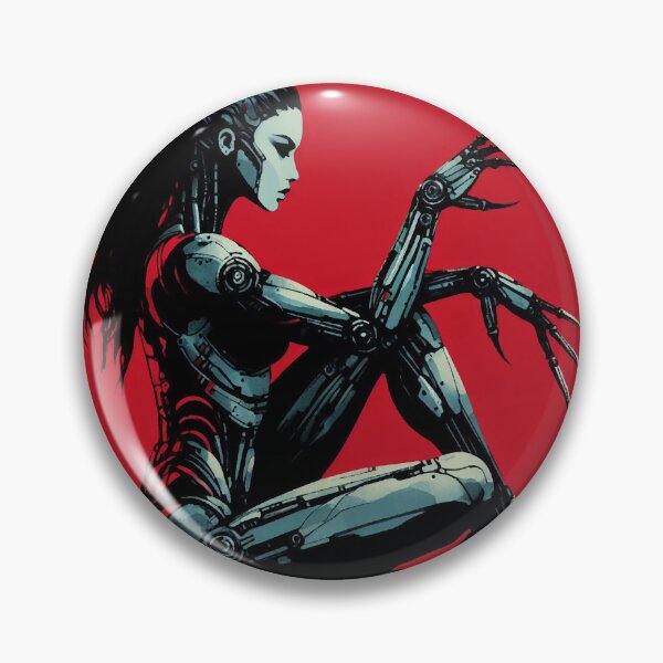 Item preview, Cyberpunk Woman Cyborg Assassin designed and sold by RESToRAPTOR.