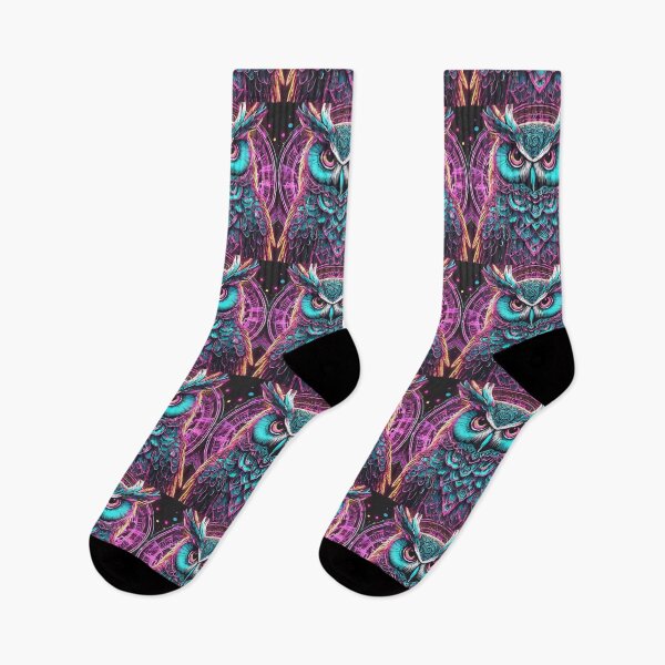 Item preview, 80s Style Neon Owl designed and sold by NinjaRat.