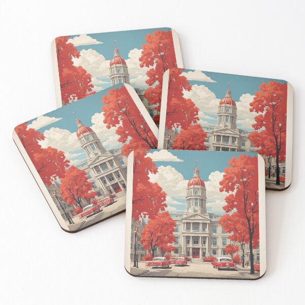 Item preview, Montreal Canada Vintage Poster Tourism 2 designed and sold by TravelersGems.