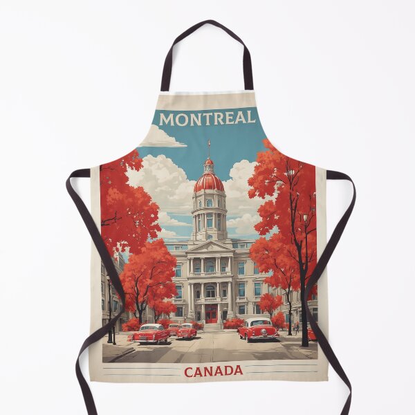 Item preview, Montreal Canada Vintage Poster Tourism 2 designed and sold by TravelersGems.
