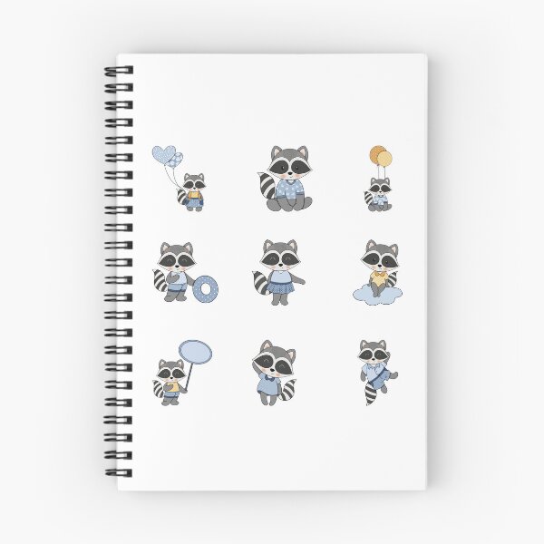 Item preview, Raccoon playing happily and posing for the camera designed and sold by huape.