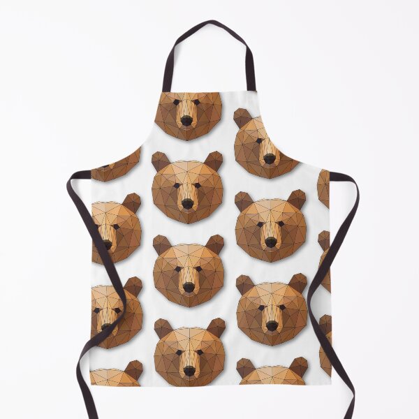 Item preview, Bear: Geometric Head Art designed and sold by ColorfulForest.