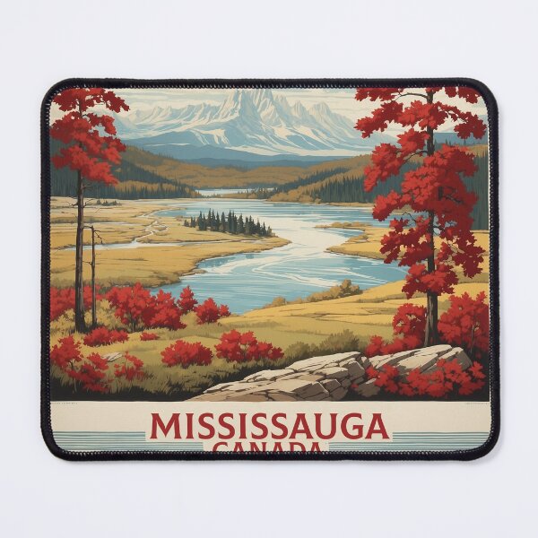 Item preview, Mississauga Ontario Canada Vintage Poster Tourism designed and sold by TravelersGems.
