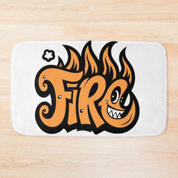 Item preview, Fire in Gothic graffiti designed and sold by ArtBoom73.