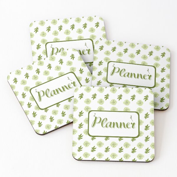 Item preview, Green planner designed and sold by NineSketch.