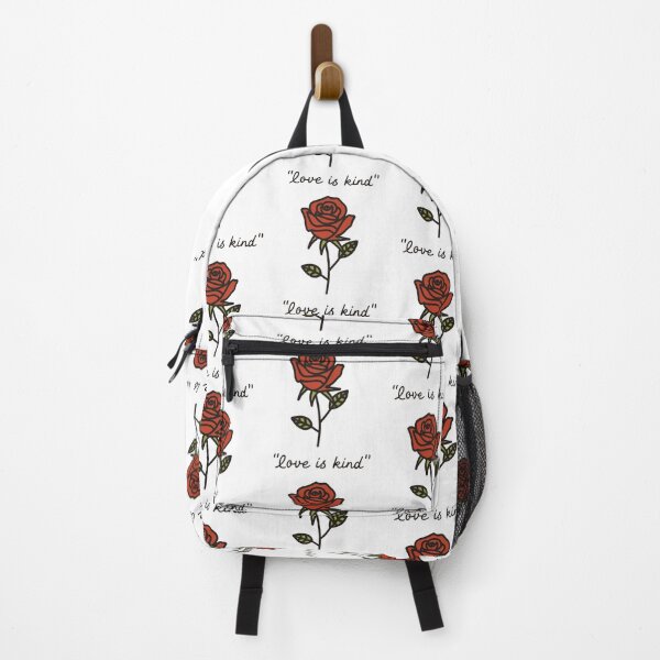 Item preview, Romantic Love is Kind Rose Artwork - Minimalist Floral Typography designed and sold by HahaHandlesHub.