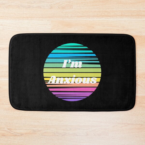 Item preview, I'm Anxious | Colorful Feelings | Sunset Beach | Cool Breeze | Stripes designed and sold by ShroomMagic.