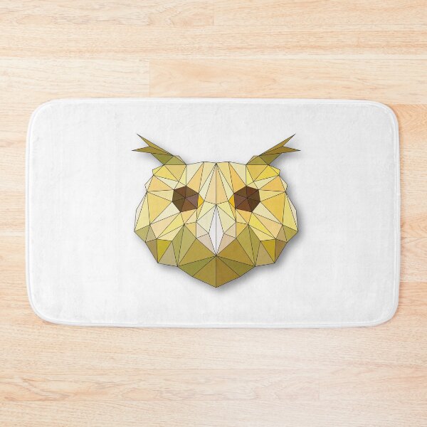 Item preview, Owl: Geometric Head Art designed and sold by ColorfulForest.