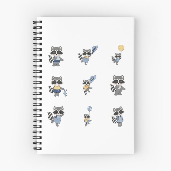 Item preview, Raccoon playing happily and posing for the camera designed and sold by huape.