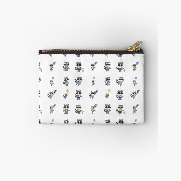 Item preview, Raccoon playing happily and posing for the camera designed and sold by huape.