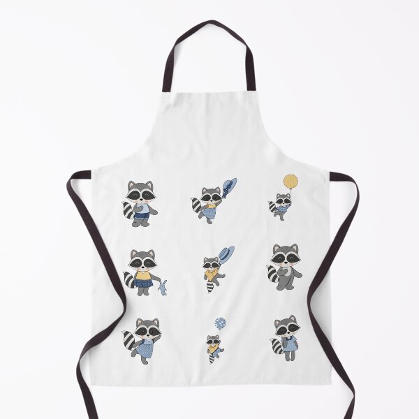Item preview, Raccoon playing happily and posing for the camera designed and sold by huape.