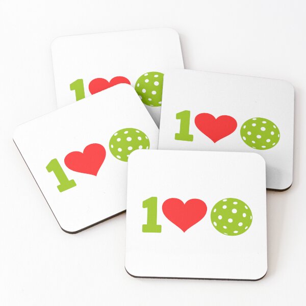 Item preview, One love Pickleball green ball lover heart designed and sold by micarto.