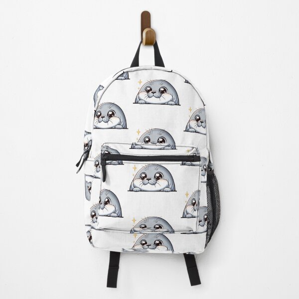 Item preview, seal peeking, animal cartoon design designed and sold by ArtshopDRM.