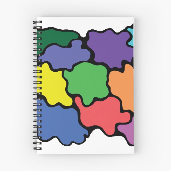 Item preview, Bright Colour Blobs Pattern designed and sold by pamelacuddihy.