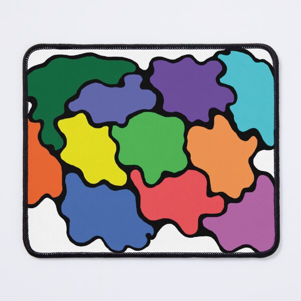 Item preview, Bright Colour Blobs Pattern designed and sold by pamelacuddihy.