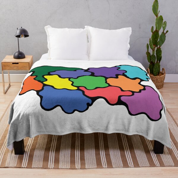 Item preview, Bright Colour Blobs Pattern designed and sold by pamelacuddihy.