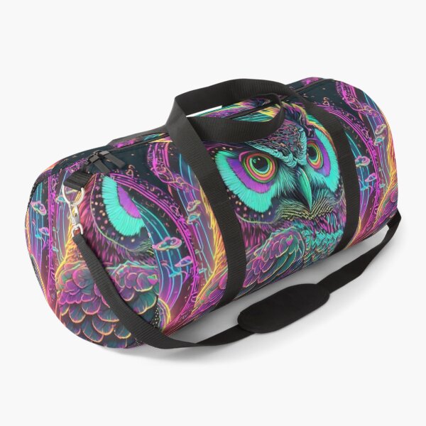 Item preview, 80s Style Neon Owl Profile View designed and sold by NinjaRat.