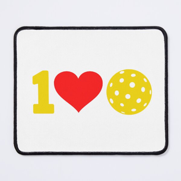 Item preview, One love Pickleball yellow ball lover heart designed and sold by micarto.