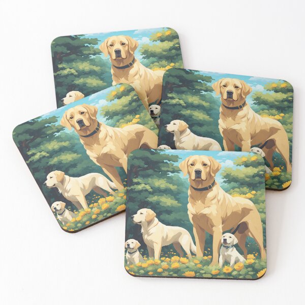 Item preview, The Labrador Retriever family in the forest designed and sold by jijang.