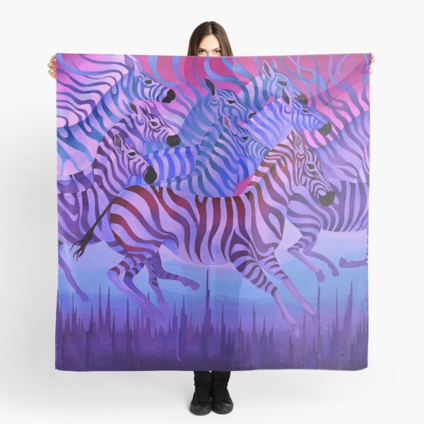 "Flying over the city" Scarf