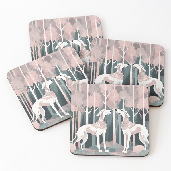 Item preview, Dogs in forest wall art designed and sold by VickyJo111.