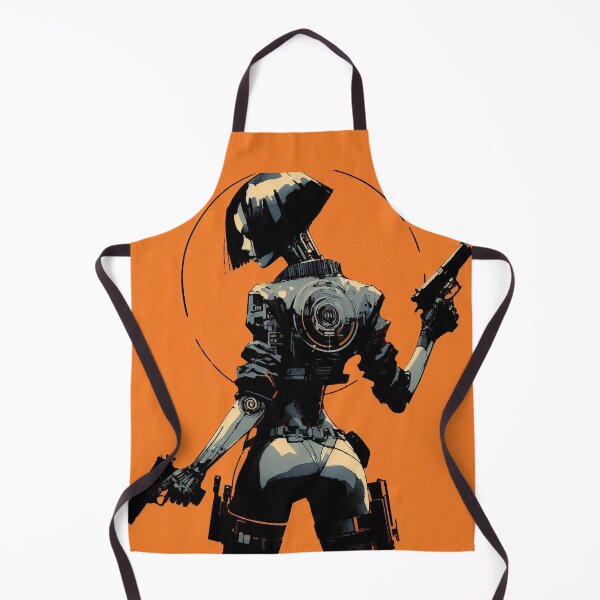 Item preview, Cyberpunk girl cyborg with weapon designed and sold by RESToRAPTOR.
