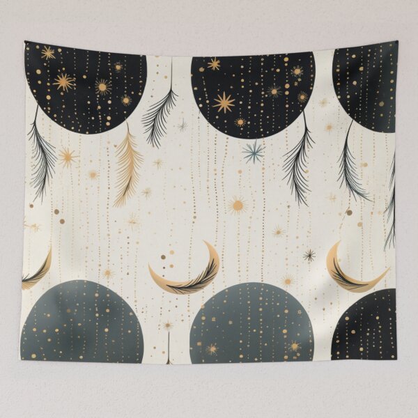 Item preview, Boho Moon Design Pattern designed and sold by gigibelldesigns.