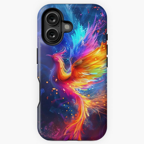 Aperçu de l'œuvre Phénix coloré créée et vendue par Pixel-Pulse-Art.
