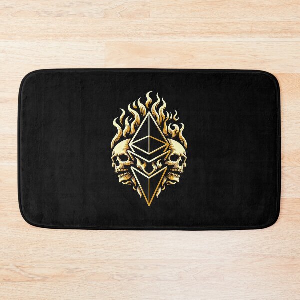 Item preview, ETH "Ethereal Inferno: Flames and Skulls Forming Ethereum" designed and sold by zzz888.