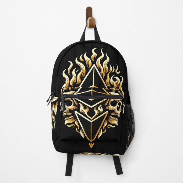 Item preview, ETH "Ethereal Inferno: Flames and Skulls Forming Ethereum" designed and sold by zzz888.