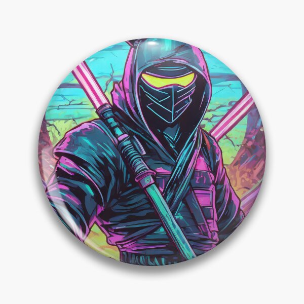Item preview, 80s Style Neon Ninja designed and sold by NinjaRat.