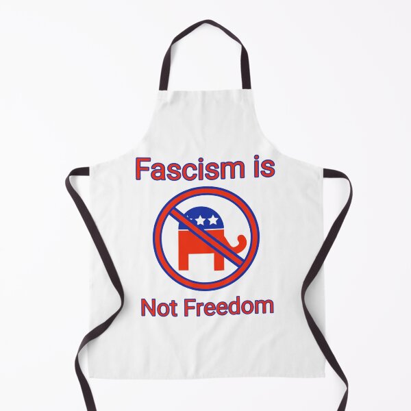 Item preview, Fascism is not freedom. Red, white and blue patriotic design designed and sold by Rachel the Artist .