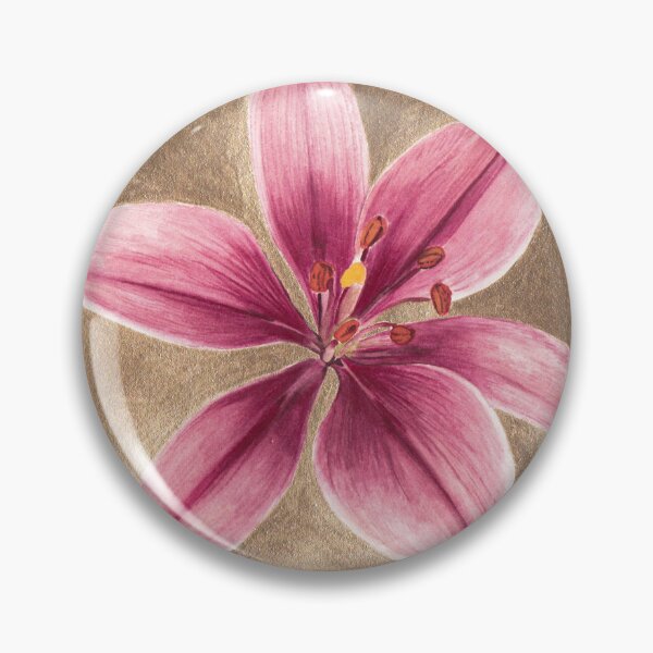Item preview, Pink Lily Watercolor designed and sold by LauRoxan.