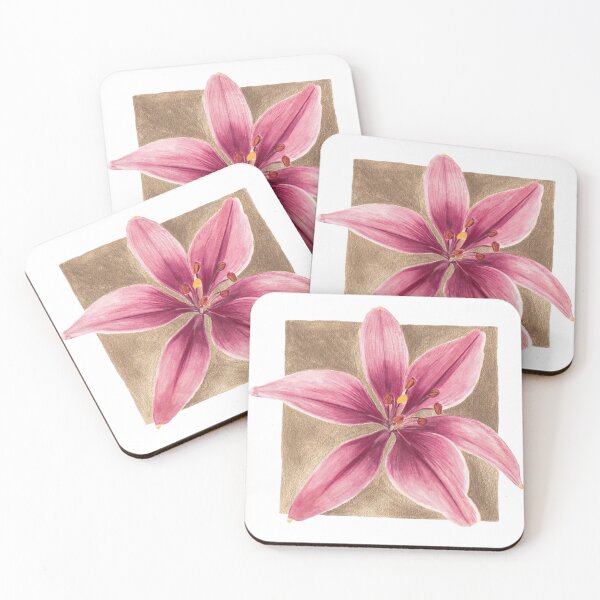 Item preview, Pink Lily Watercolor designed and sold by LauRoxan.