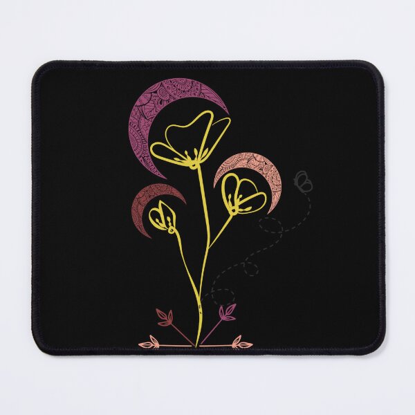 Item preview, Moons, Flowers and a Bee designed and sold by LemonFun.