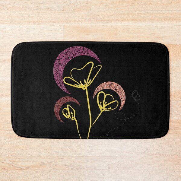 Item preview, Moons, Flowers and a Bee designed and sold by LemonFun.