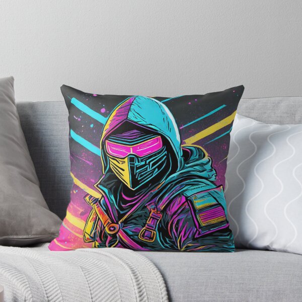 Item preview, 80s Style Neon Ninja Profile designed and sold by NinjaRat.