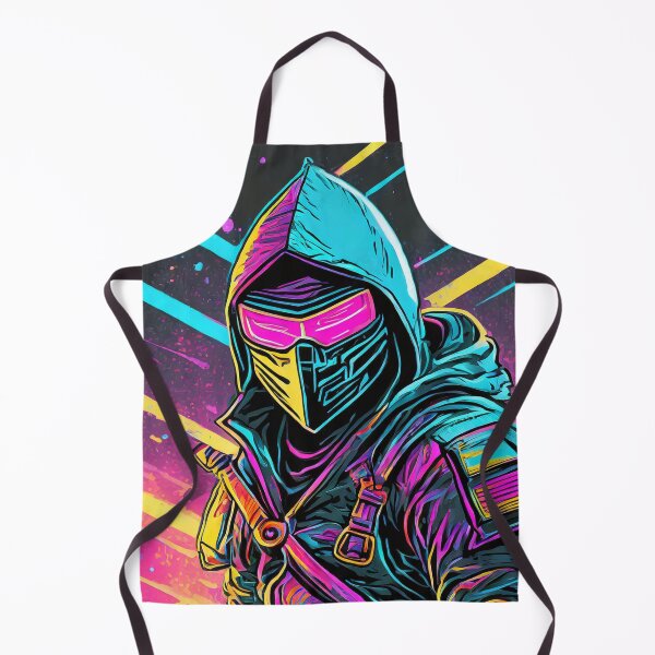 Item preview, 80s Style Neon Ninja Profile designed and sold by NinjaRat.