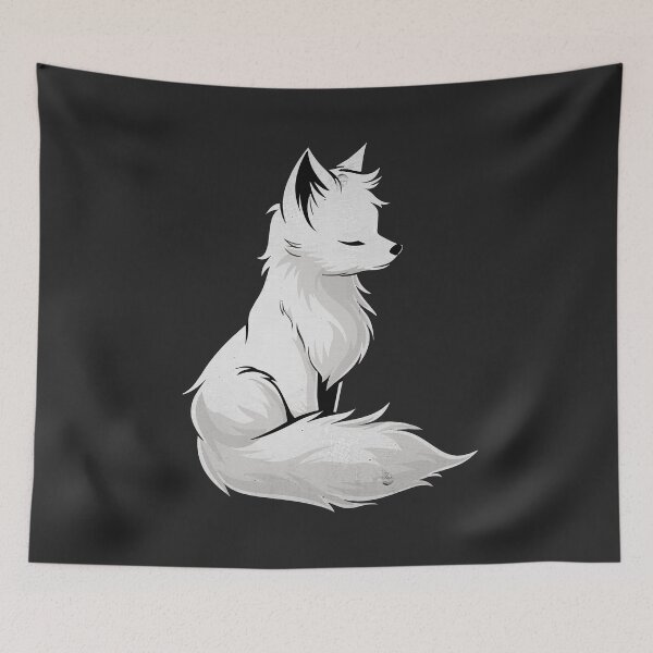 Item preview, Silent Observer - Arctic Fox Contemplation designed and sold by Sir Meow Meow.