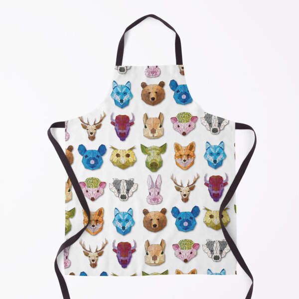 Item preview, Animals: Geometric Heads Art designed and sold by ColorfulForest.
