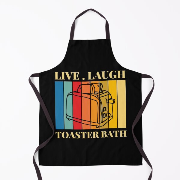 Item preview, Live Laugh Toaster Bath designed and sold by Sofia Rose Design ⭐️⭐️⭐️⭐️⭐️.