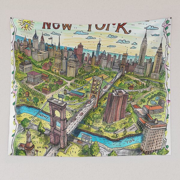 Item preview, NewYork Drawing Art designed and sold by nomiraclehere.