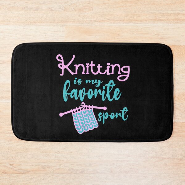 Item preview, Knitting is my favorite sport designed and sold by Colorfulman.
