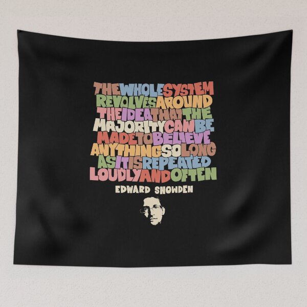 Item preview, Edward Snowden's Truth: A Call to Question and Resist designed and sold by Boogosh.