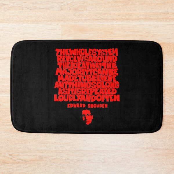 Item preview, Unveiling Truth: Edward Snowden's Insight on Repetition and Belief designed and sold by Boogosh.