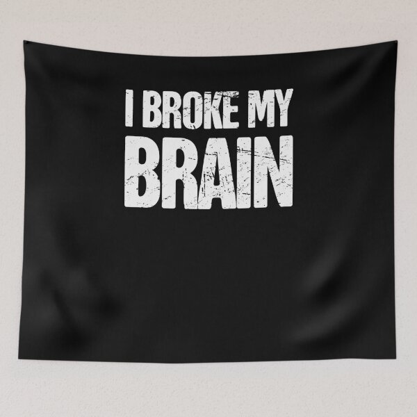 Item preview, Brain - Get Well Gift Cracked Skull Concussion designed and sold by Jam Jar.