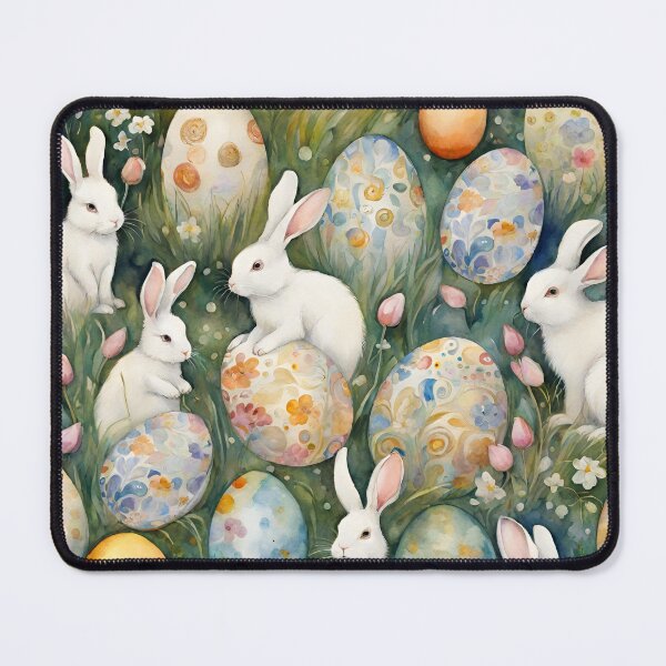 Item preview, Easter bunnies pattern design designed and sold by VickyJo111.
